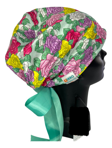 Gorro Quirurgico  Rosas Disney Marca Terro Para Dama