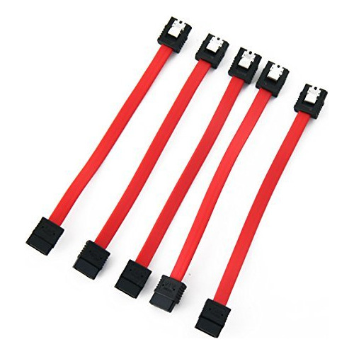 5 Pieza 5   (12,7 Cm) Corto Recto Sata Latching Cable