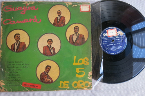 Vinyl Vinilo Lps Acetato Cinco De Oro Guajira Camara Salsa