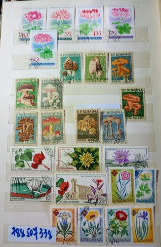 Lote De 26 Estampillas Yugoslavia Flores Y Plantas