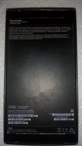 Caja Para Iphone 13 Pro Max Gold 256gb Original (Usado)