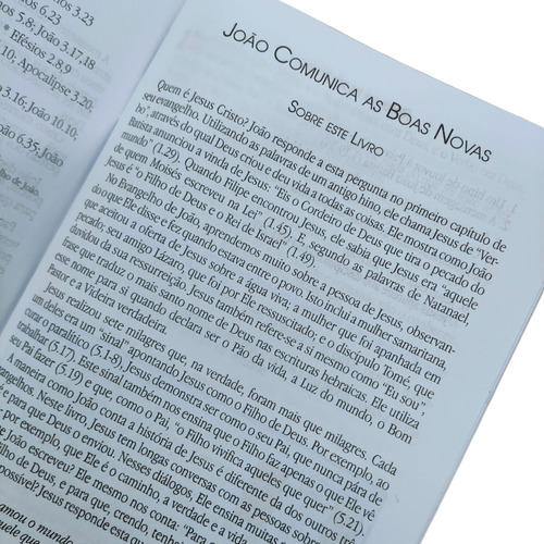 Livreto O Evangelho De João Com Notas Explicativas Pacote Com 10 Unidades