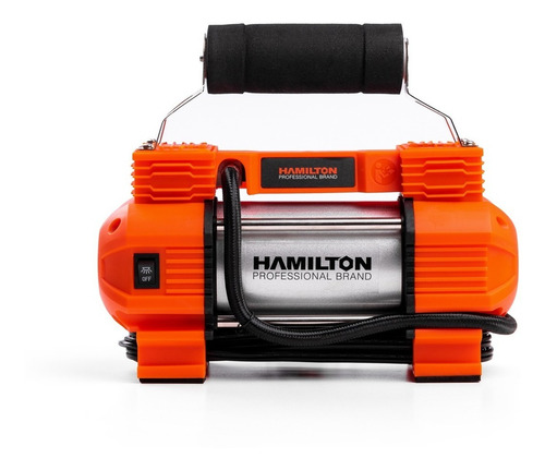Compresor Portátil Auto 12v Hamilton Profesional +accesorios