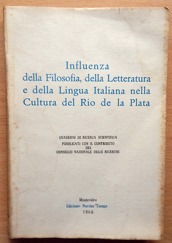 Influencia Filosofía Y Lengua Italiana En El Río De La Plata
