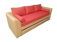 Divan Sofa Cama Automatico En Chenille Cama Oasis Muebles