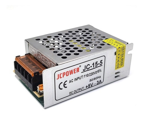2 Pzas Fuente Conmutada De Alimentación 5v 3a 15w 110/220vca