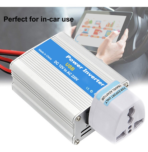 Inversor De Corriente De Coche Portátil 100w Dc 12v A Ac 22
