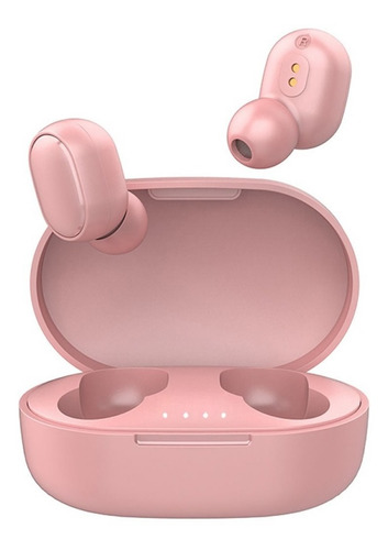 Imagen 1 de 2 de Auriculares In Ear Bluetooth A6s Tws Rosa Ade
