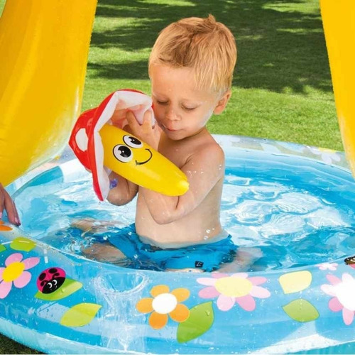 Imagen 4 de 6 de Piscinas Infantiles Inflable Intex Honguito Con Techo