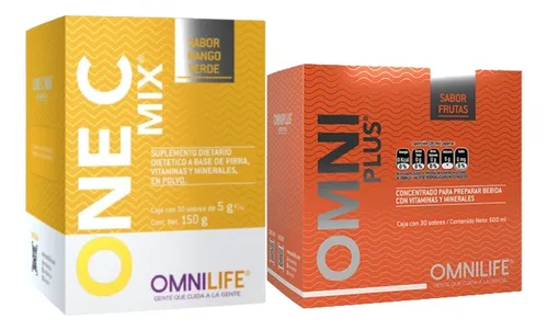 Combo Fortalecedor Inmunológico Omniplus + One C Mix.