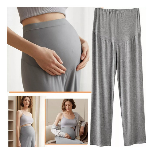 Pantalón Maternal Algodón Elasticado / Ajustable