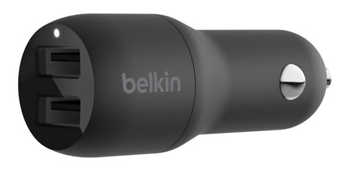 Cargador Para Auto Boost Charge Belkin Usb-a X2 24w Negro