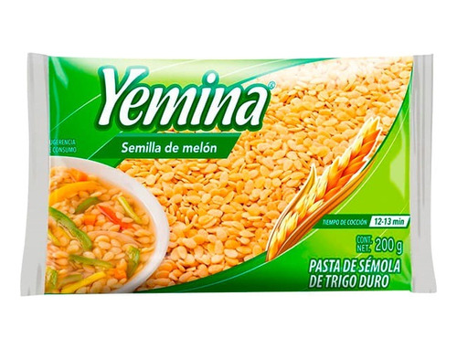  Pack De 24 Sopas Pasta Yemina Semilla De Melon #1  200g