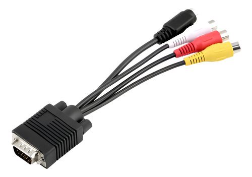 Convertidor Adaptador Vga A Rca S-video 4 Pines