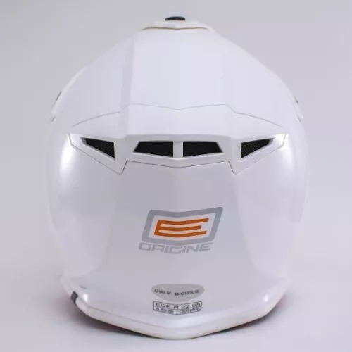 Casco Cross Enduro Origine V325 Blanco Cierre Doble Anilla