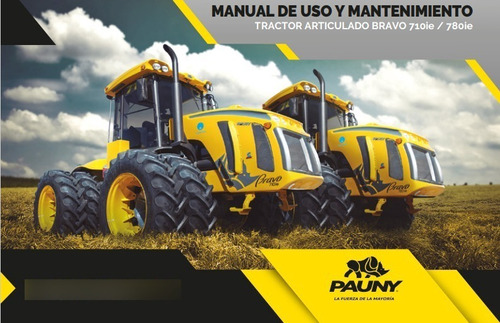Manual Uso Mantenimiento Tractores Pauny Bravo 710ie / 780ie