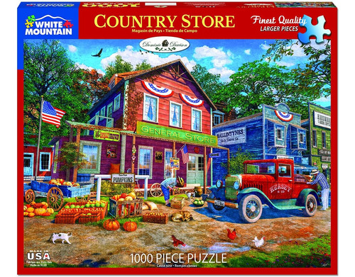 White Mountain Puzzles Country Store - Puzzle De 1000 Piezas