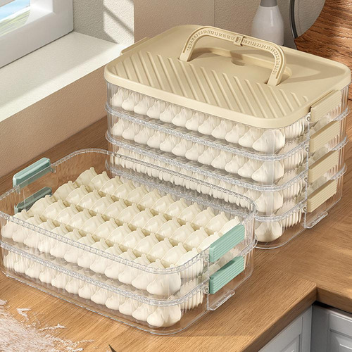 Contenedor For Galletas, Contenedor De Almacenamiento De 4