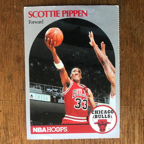 Tarjeta De Scottie Pippen, Nba Hoops, Chicago Bulls 1990