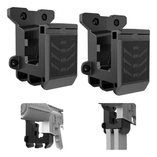 Gun Wall Mount For 223/5.56 Rifle Double Pmag Magazine Hold