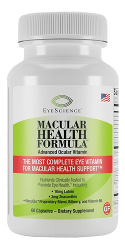 Eyescience Macular Health Beyond Areds2 Formula, Vitamina Oc