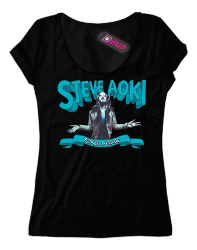 Remera Mujer Steve Aoki Aokis House Me66 Dtg