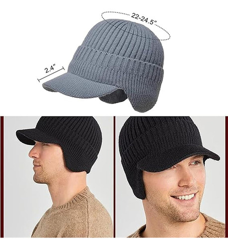 Gorro De Punto Con Banda Elástica For Proteger Los Oídos,