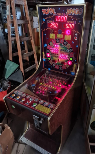 Imagen 4 de 4 de Flipper Arcade Bingo Royal 5 Bolas A Fichas