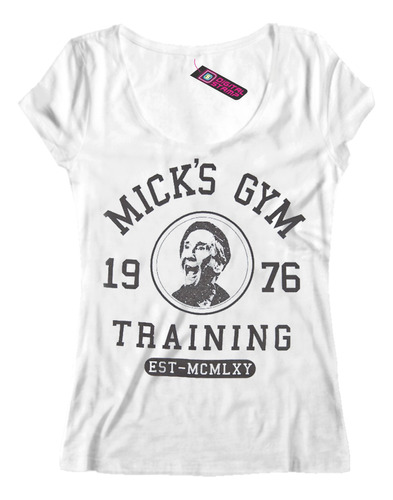 Remera Mujer Mick´s Gym Training Rocky Pelicula P48 Dtg