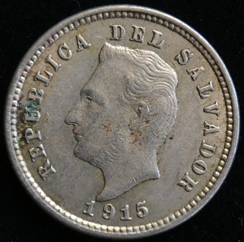 El Salvador, Centavo, 1915. Vf+ / Xf-