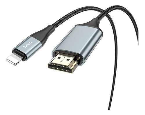 Cable Hoco Ua15 Lightning A Hdmi Audio Y Video 4k 2m
