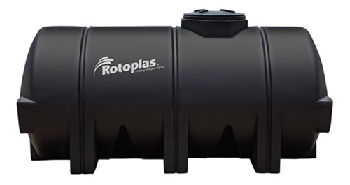 Tanque de agua Rotoplas Rotoplas Bicapa horizontal polietileno 3000L negro de 140 cm x 125 cm