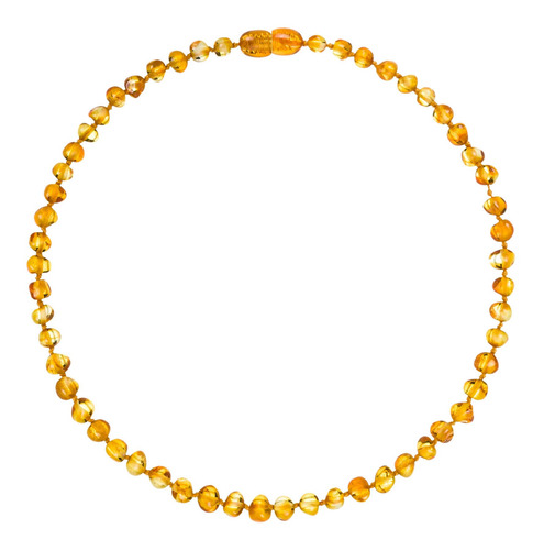 Colar De Âmbar Baroque Honey
