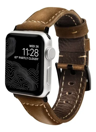 Correa Cuero 100% para Apple Watch Series