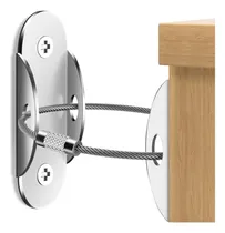 Comprar Anclajes Antipunta Para Muebles Para Bebés Color Plateado