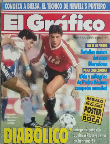 El Grafico 3710 Independiente 2 River 1,caso Maradona,sin Po