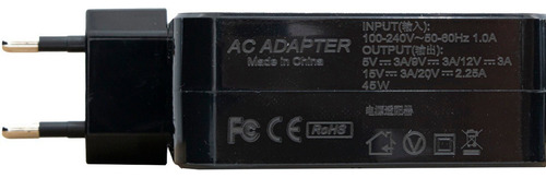 Fonte Carregador Para Usb-c Type-c Para Notebook Tablet Celular Switch 20v 2.25a 45w Voltagem De Entrada 100/240v