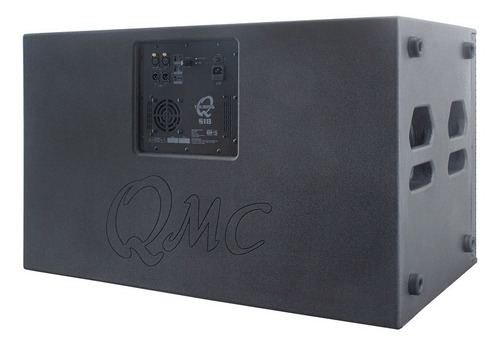 Imagen 2 de 3 de Bocina QMC 2000A negra 120V/220V