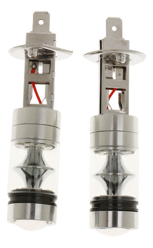 Pair 1100lm H1 10000k 100w Power Led Foglights Bulbs .