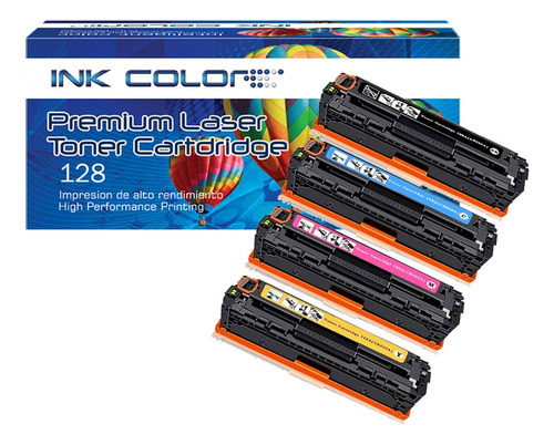 4 Toner Genéricos Para Láser 128 Cm1415fnw Cp1525nw | Nuevos