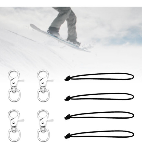 4 Peças Forte Snowboard Cabo Multifuncional Acessórios