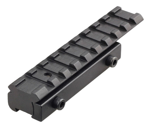 Imagen 2 de 5 de Adaptador Convertidor Riel Picatinny 11 A 20mm Weaver 10cm