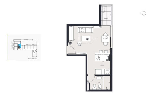 Venta Apartamento Monoambiente En Centro - 608