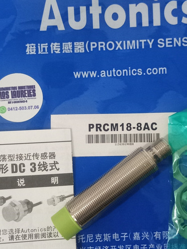 Sensor Inductivo Prcm18-8ac, Nc, 110/220vac, Autonics...