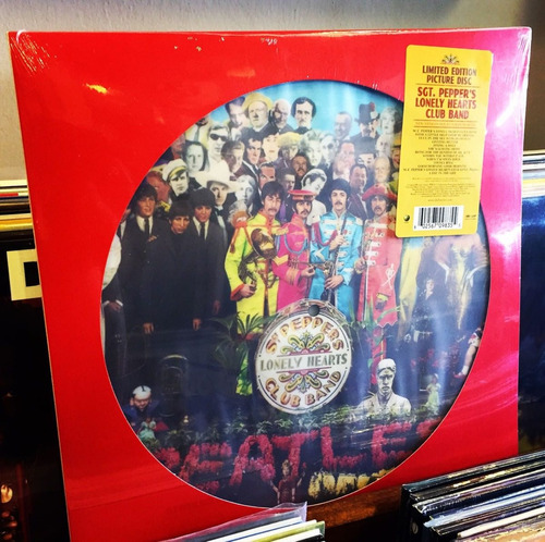 The Beatles Sgt Pepper Lonley Vinilo Picture Disc Lp Nuevo