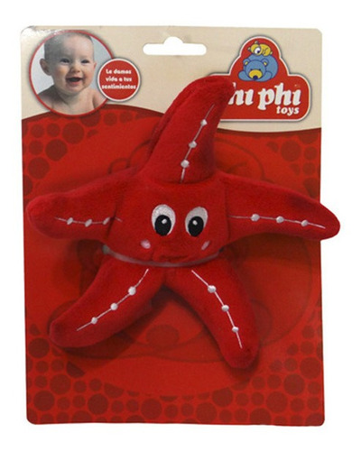 Estrella De Mar Sonajero De Peluche Original Phi Phi Toys