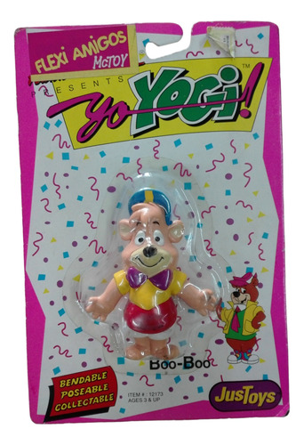 Figura Flexiamigos Yogi  Boo-boo  Mctoy Colección Retro 90'