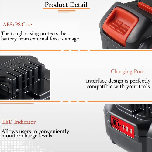 Volt1799 4 Pack 6.0ah Dcb206 Reemplazo De Batería Máxita 20v