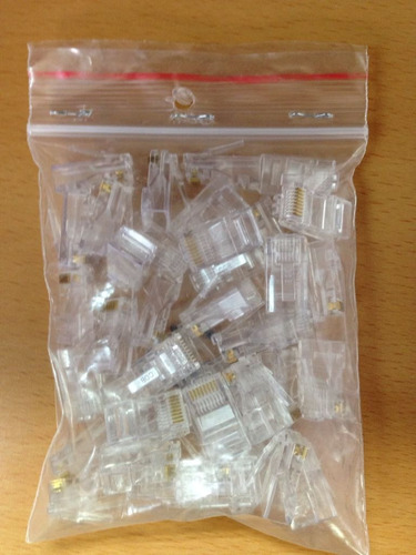 Conector Rj45 Cat5 Bolsa 50 Unidades Kingpc3 (tienda)