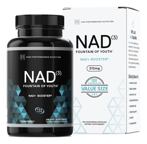 Hpn Nad + Booster Nad3 Anti Aging Cell Booster 120 Capsulas